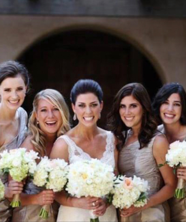 bridal hair wedding bride