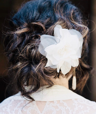 bride hair